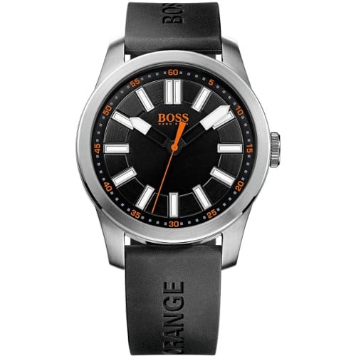 Relógio Hugo Boss Masculino 1512936 Preto com Pulseira de Silicone – Coleção Orange