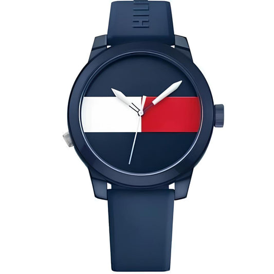 Relógio Tommy Hilfiger Analógico Masculino com Pulseira de Silicone Azul