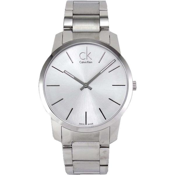 Relógio Calvin Klein Masculino K2G21126 Prata Minimalista com Pulseira de Aço